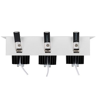 Светильник CL-KARDAN-S260x102-3x9W Warm (WH-BK, 38 deg) (Arlight, IP20 Металл, 3 года)