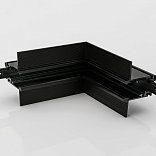 Коннектор угловой внутренний для встраиваемого низкопрофильного шинопровода SY-LINK, SY-LINK-INT-T2S-BL