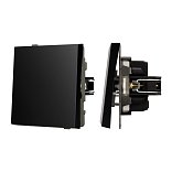 Механизм звонкового выключателя SWT-TENDO-MKR1-PL-BK (230V, 10A) (Arlight, -)