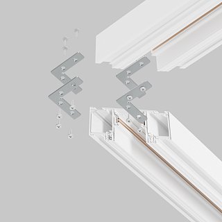 Комплект угловых плоских соединителейдля демпферного шинопровода , 4 шт