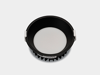 Светильник светодиодный диммируемый потолочный встраиваемый , серия WL-BQ, Черный, 20Вт, IP44, Нейтральный белый (4000К), BQ009120-BL-NW