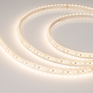 Светодиодная лента герметичная RTW-PU-A120-10.5mm 12V Warm3000 (16.8 W/m, IP68, Wire 2m, 5m) (Arlight, -)