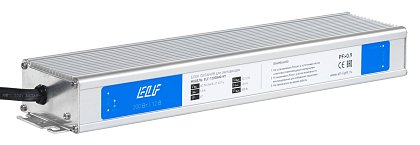 Блок питания герметичный ELF, 12В, 200Вт, металл, IP67, c PFC