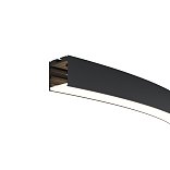 Радиусный профиль 35x35 Ø1500мм 1/8 круга черный