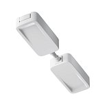 Коннектор питания прямой Radity встраиваемый белый