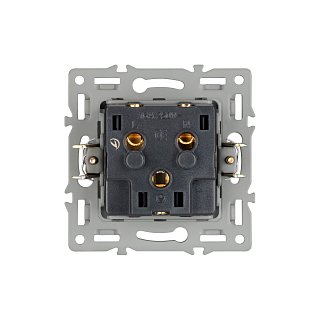 Механизм розетки влагозащищённый SCT-MCP-PL-BK (250V, 16A) (Arlight, -)