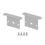 Заглушка LINIA25-F с отверстием (Arlight, Алюминий)