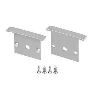 Заглушка LINIA25-F с отверстием (Arlight, Алюминий)