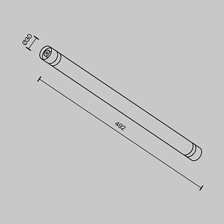 Светильник Larc для системы освещения Shelf 3000К 7Вт 360°