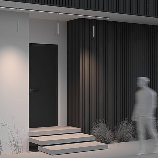 Уличный трековый светильник Focus Led Elasity IP 3000K 8Вт 38° белый