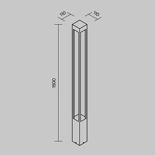 Садово-парковый светильник Elbe 3000К 20Вт IP 65