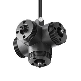 Х-образный вертикальный коннектор для системы Shelf с вводом питания