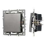 Механизм выключателя одноклавишный проходной SWT-MKP1-PL-GR (250V, 16A) (Arlight, -)