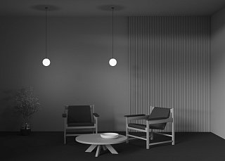 Подвесной светильник LUNA 3000K 1x5Вт 360°