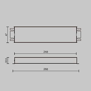 Источник напряжения Triac 24В 100Вт IP 67