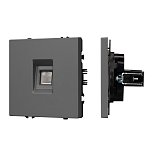 Механизм компьютерной розетки SCT-NOBE-MPC1-SFPL-GR (RJ-45, CAT6) (Arlight, -)