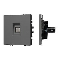 Механизм компьютерной розетки SCT-NOBE-MPC1-SFPL-GR (RJ-45, CAT6) (Arlight, -)