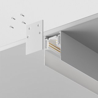 Шинопровод 3м Gravity накладной/подвесной белый