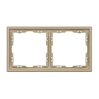 Рамка пластиковая FRM-NOBE-SFPL-2-GD (Arlight, -)