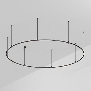 Основание ART-APRIORI-ROUND-ROD-800-R3000 (BK) (Arlight, IP20 Металл, 3 года)