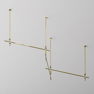 Шинопровод 1 м Flarity латунь