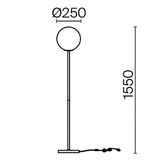 Напольный светильник (торшер) Ring E27х1