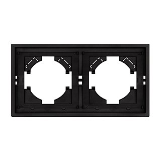 Рамка пластиковая FRM-TENDO-SFPL-2-BK (Arlight, -)
