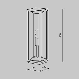 Ландшафтный светильник Cell E27x1 15Вт IP 54