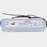Блок питания для светодиодных лент IP 67 пластик 60 W, 24V, LV-60-24