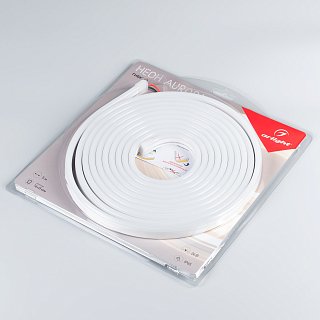 Лента герметичная AURORA-PS-A120-16x8mm 24V White6000 (10 W/m, IP65, 2835, 5m) (Arlight, Силикон)