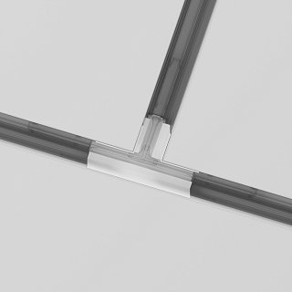 Коннектор Т-образный Gravity встраиваемый белый