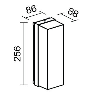 Настенный светильник (бра) Conf E27x1 15Вт IP 65