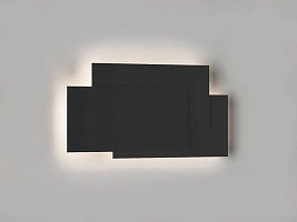 Светильник настенный GW черный, 3000K, GW-6809-12-BL-WW