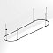 Основание ART-APRIORI-OVAL-ROD-800-4000x1000 (BK) (Arlight, IP20 Металл, 3 года)