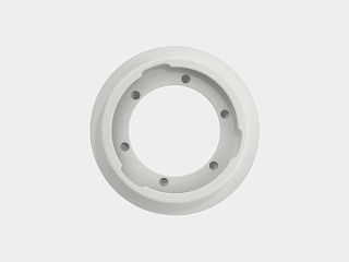 Рамка для серии MINI COMBO, круглая,белая, MINI-COMBO-C-WH