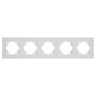 Рамка пластиковая FRM-PERIO-PL-5-WH (Arlight, -)