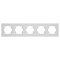 Рамка пластиковая FRM-PERIO-PL-5-WH (Arlight, -)