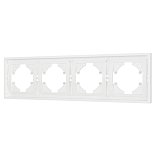 Рамка пластиковая FRM-TENDO-SFPL-4-WH (Arlight, -)