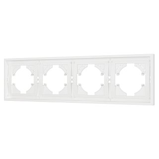 Рамка пластиковая FRM-TENDO-SFPL-4-WH (Arlight, -)