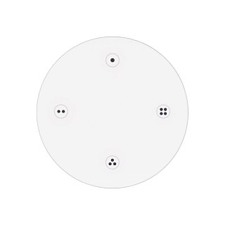 INTELLIGENT ARLIGHT Пульт SMART-801-22-4G-4SC-SH White (3V, Magnet, 2.4G) (IARL, IP20 Пластик, 5 лет)