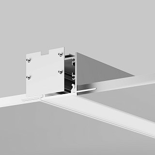 Алюминиевый профиль встраиваемый скрытого монтажа 72x36 (Серебро, 3 м), ALM-7236T-S-3M 636011