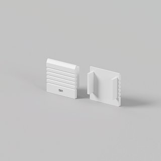 Комплект заглушек (для профиля 35×35) 2 шт., ALM-3535A-S-EC 642033