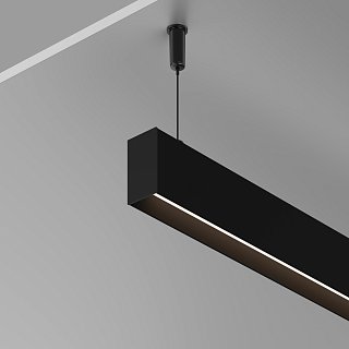 Алюминиевый профиль накладной-подвесной 25x42 (Черный, 2 м), ALM-2542-B-2M 633010