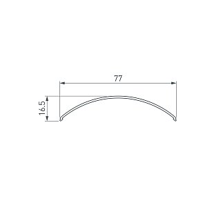 Экран KANT-H55 ROUND OPAL (Arlight, Пластик)