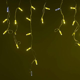 Светодиодная гирлянда ARD-EDGE-CLASSIC-2400x600-CLEAR-88LED-FLASH Gold (230V, 6W) (Ardecoled, IP65)