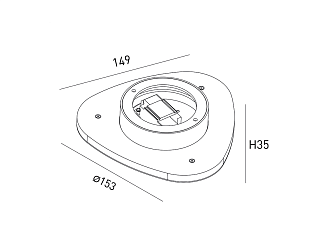 Бра декоративное , Черный, 7Вт, 3000K, IP20, ML-TR153-BL-WW