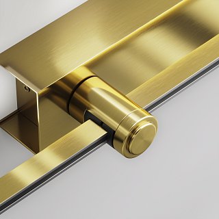 Основание настенное  Wall для блока питания с вводом питания Flarity латунь