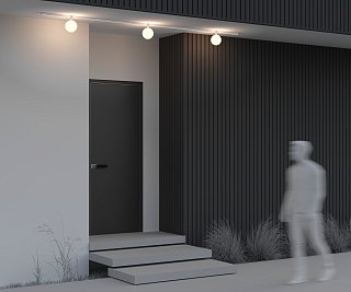 Уличный трековый светильник Luna Elasity IP 3000K 9Вт 180° белый