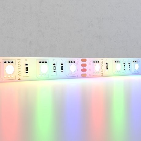 Светодиодная лента 12В 5050 14,4Вт/м Цветная (RGB) 5м IP20