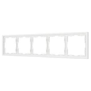 Рамка пластиковая FRM-NOBE-SFPL-5-WH (Arlight, -)